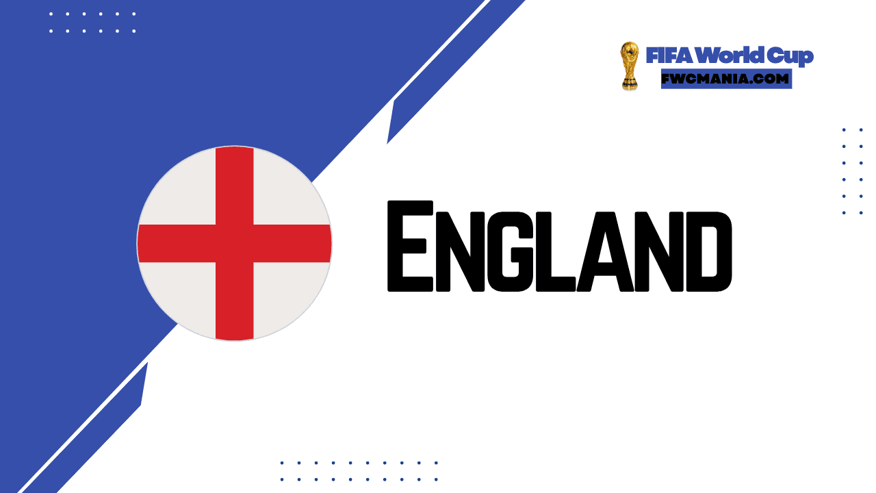 England national football team graphic