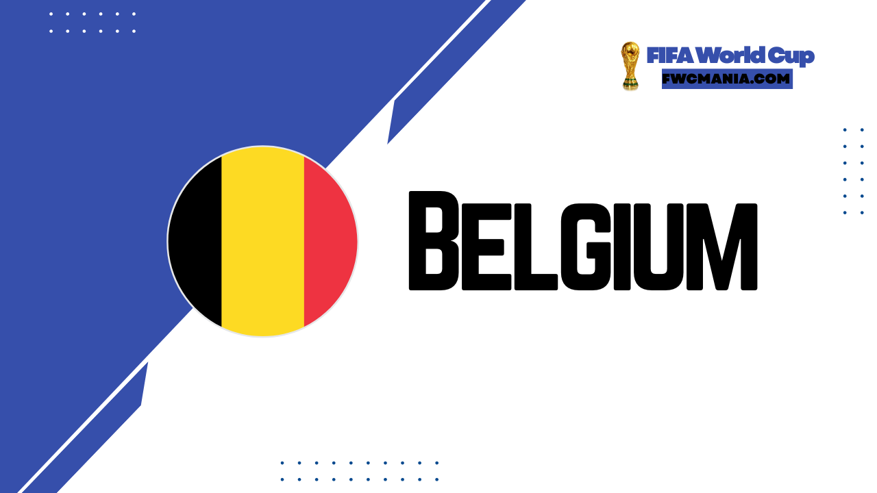 Belgium national team squad graphic — FIFA World Cup 2026 contenders