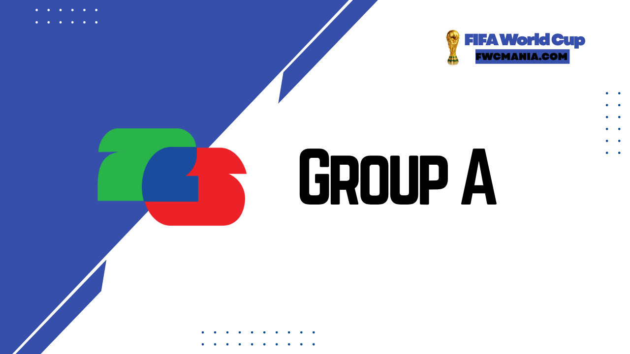 FIFA World Cup 2026 Group A graphic