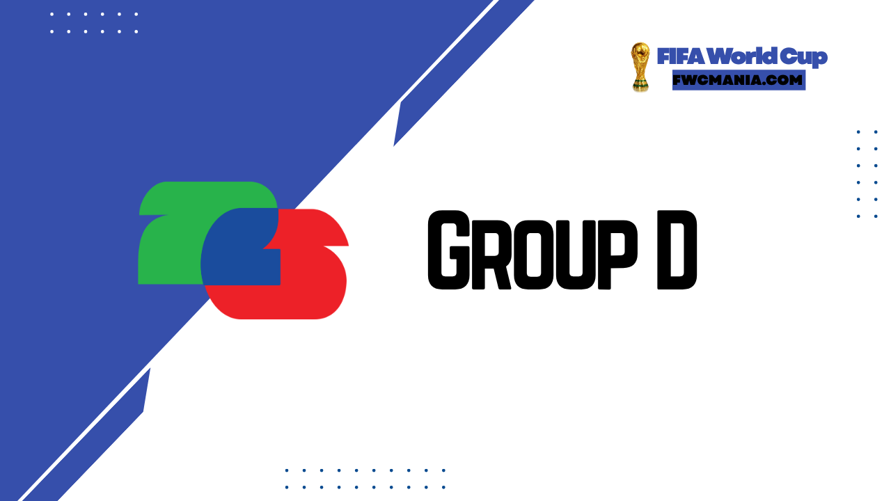 FIFA World Cup 2026 Group D graphic