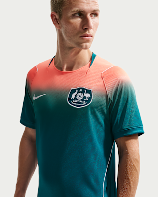 Australia away kit for FIFA World Cup 2026 — deep teal Nike shirt