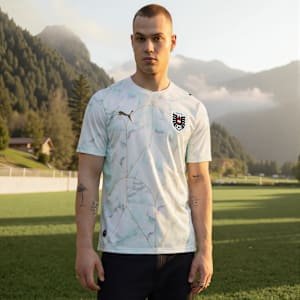 Austria away kit for FIFA World Cup 2026 — black Puma shirt