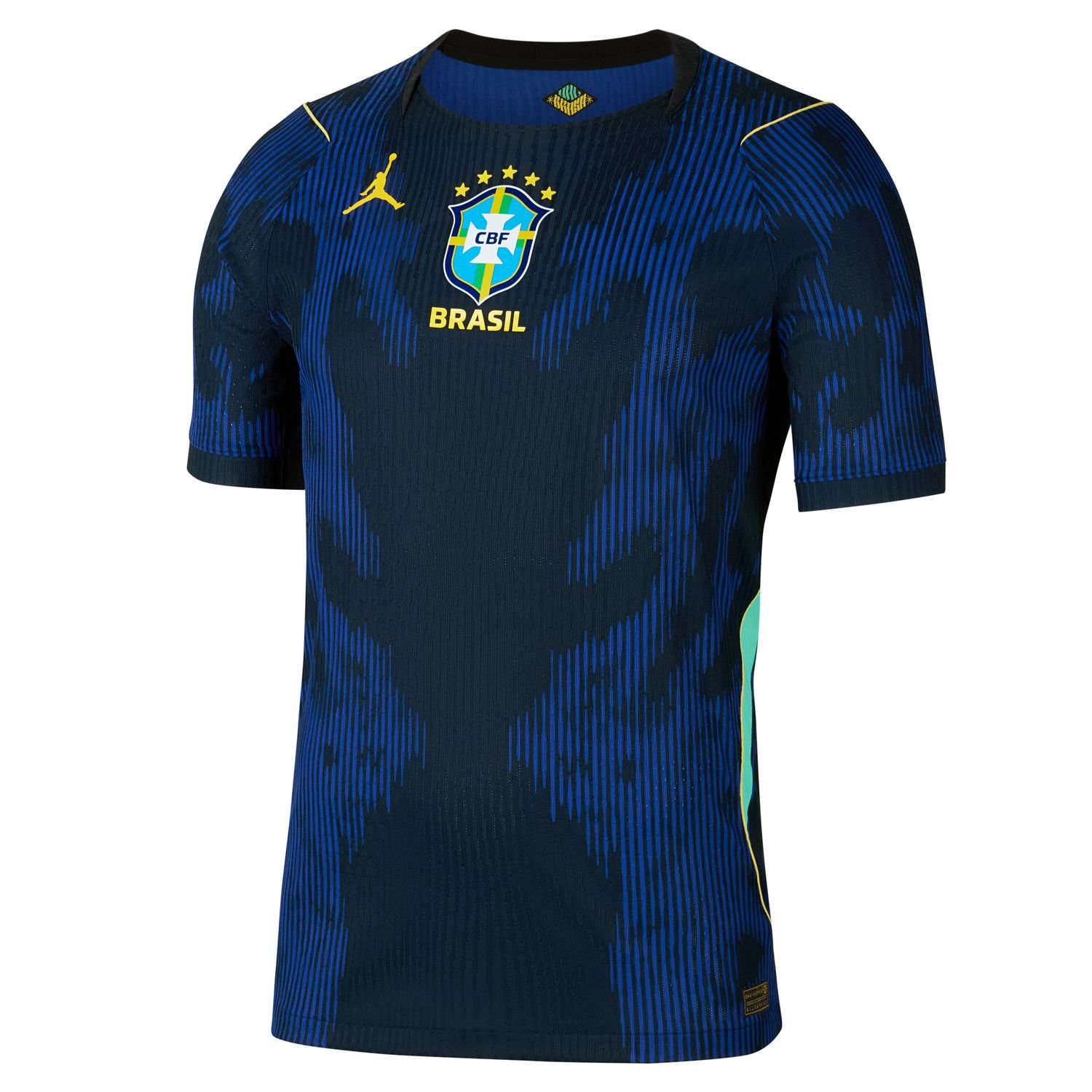 Brazil away kit for FIFA World Cup 2026 — royal blue Nike shirt