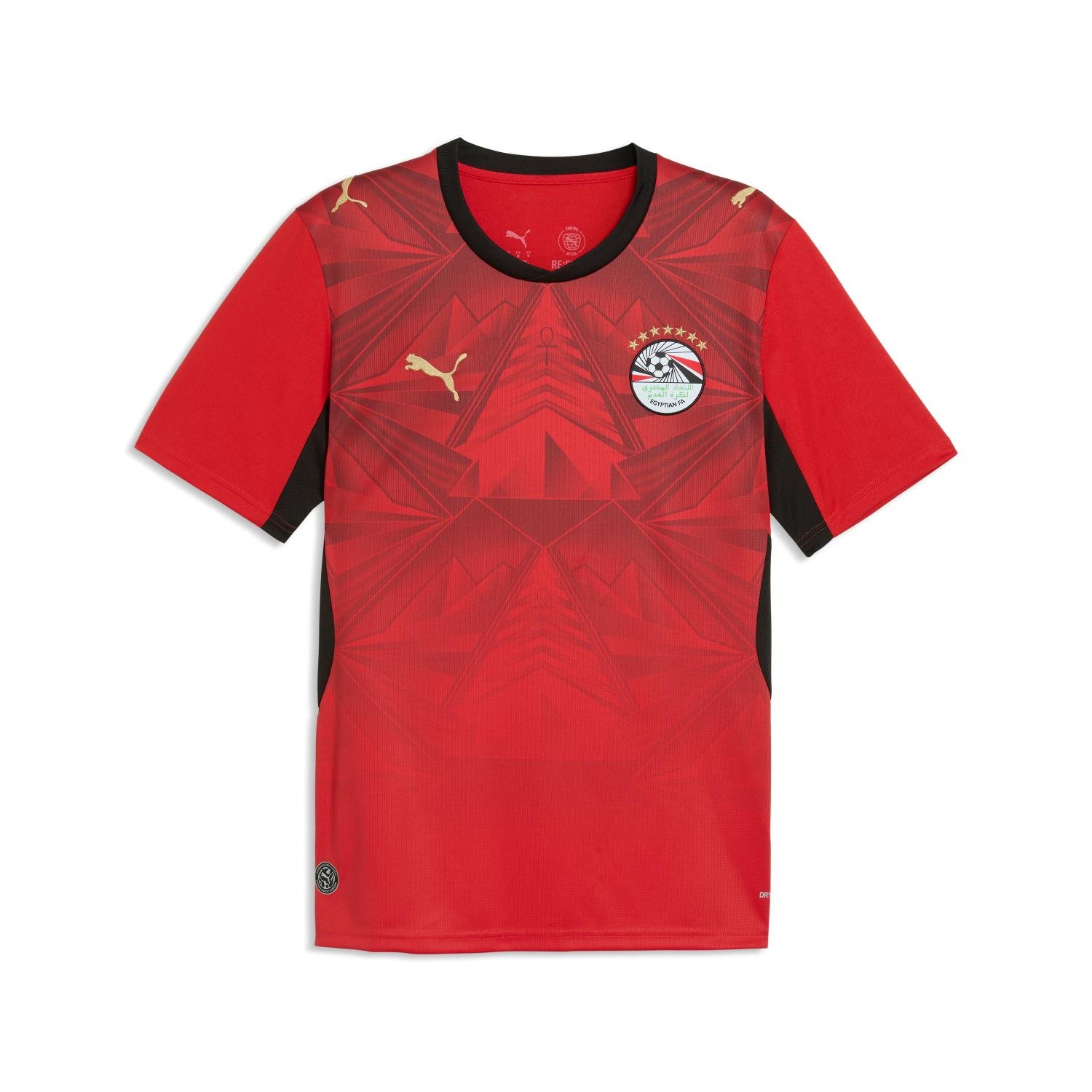 Egypt away kit for FIFA World Cup 2026 — white with black and red accents Puma shirt