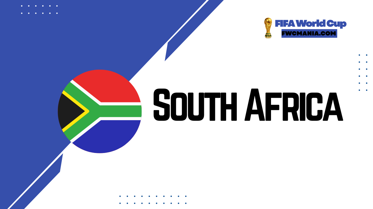 South Africa national team squad graphic — FIFA World Cup 2026 contenders
