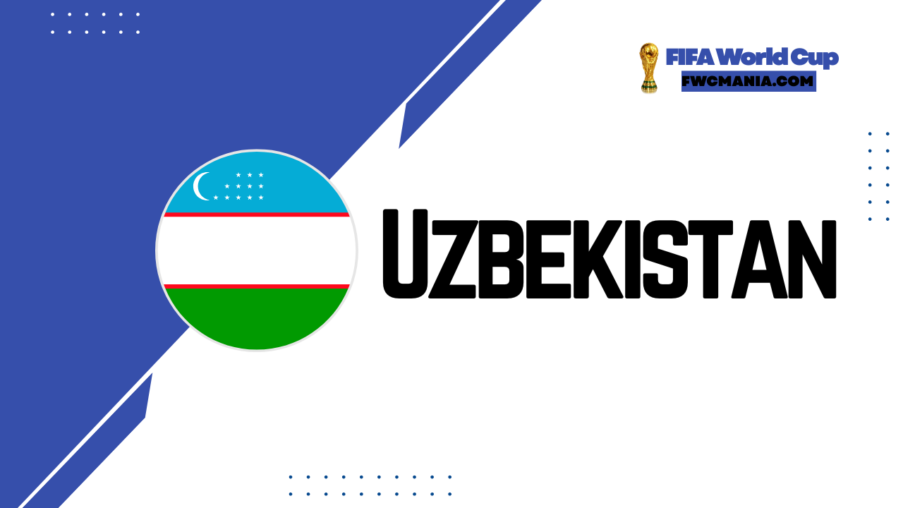Uzbekistan national team squad graphic — FIFA World Cup 2026 debutants