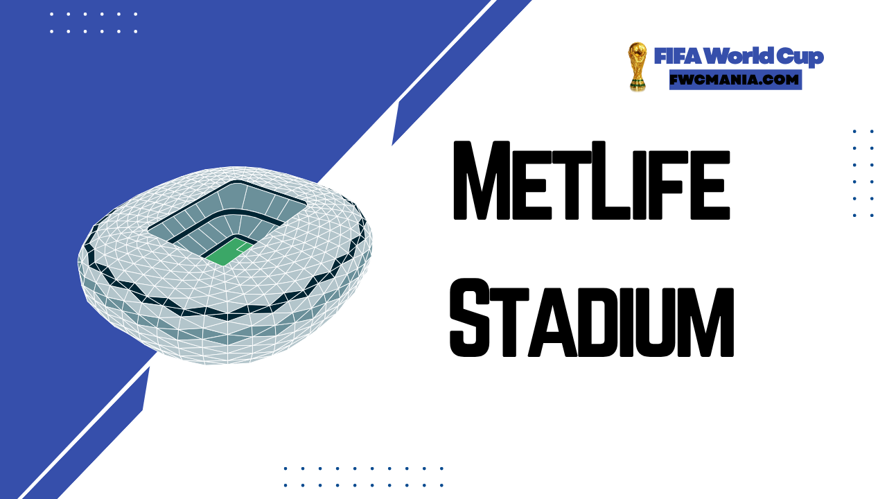 MetLife Stadium stadium for FIFA World Cup 2026 in New York/New Jersey