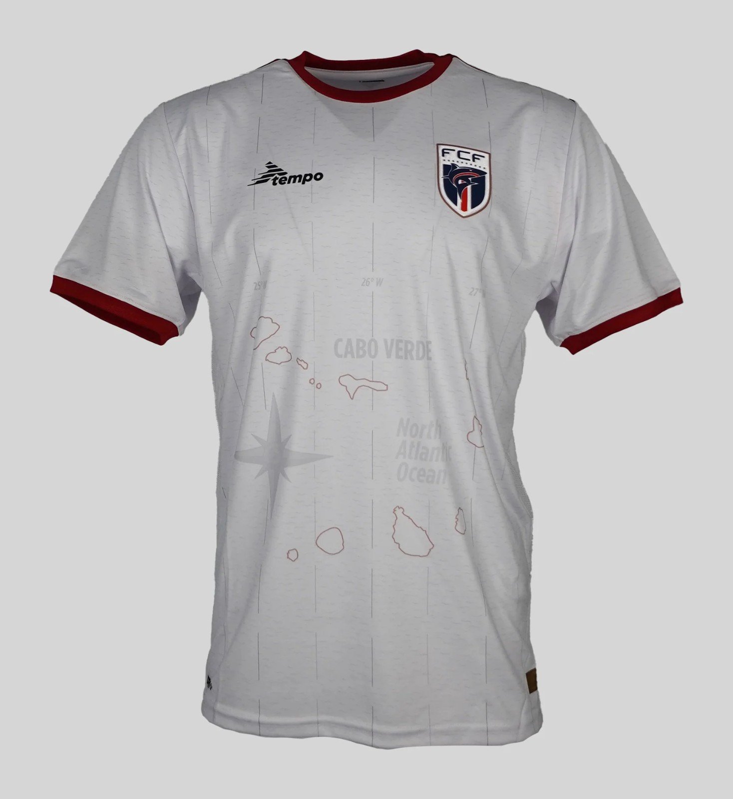 Cape Verde away kit for FIFA World Cup 2026 — white and blue