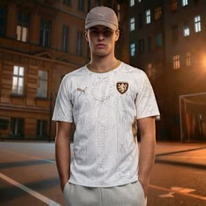 Czech Republic away kit for FIFA World Cup 2026 — white and blue