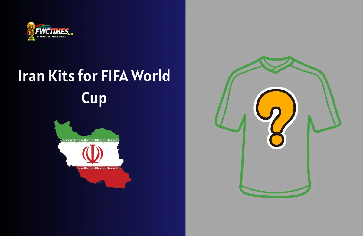 Iran away kit for FIFA World Cup 2026 — red