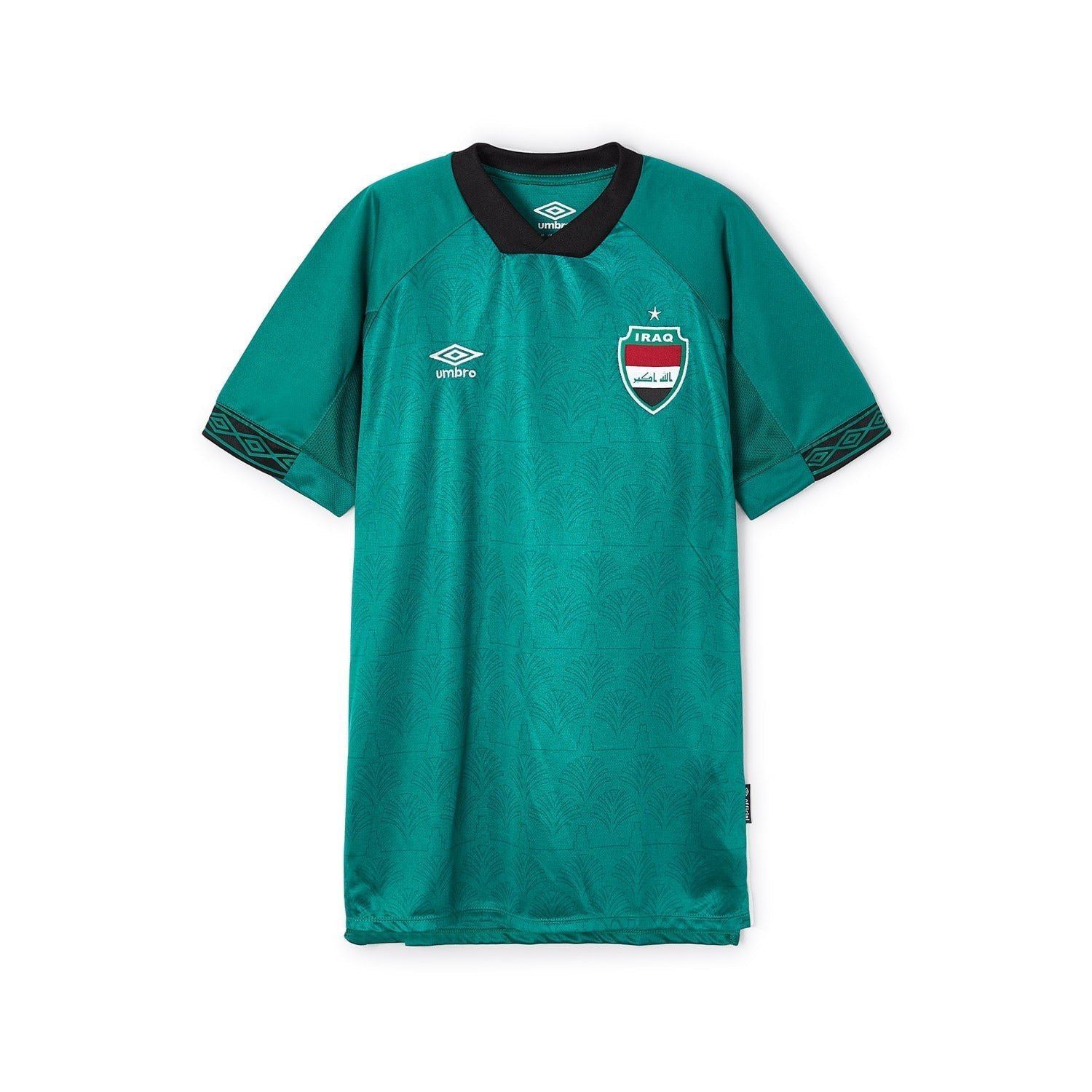 Iraq home kit for FIFA World Cup 2026 — green and white