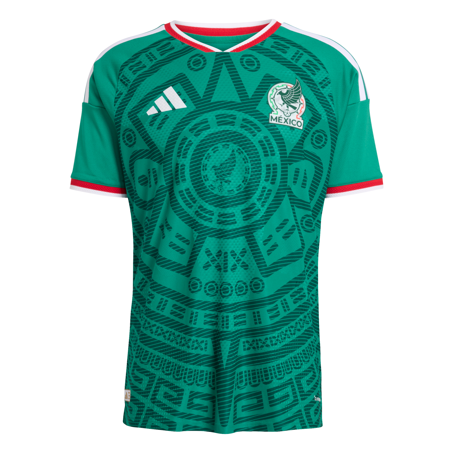 Mexico home kit for FIFA World Cup 2026 — green with red accents