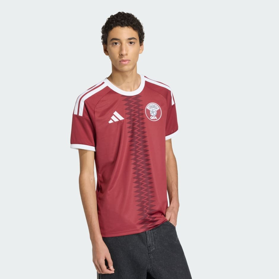 Qatar home kit for FIFA World Cup 2026 — maroon