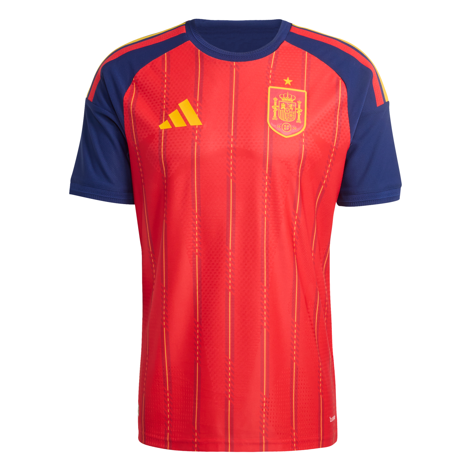 Spain home kit for FIFA World Cup 2026 — red with yellow accents