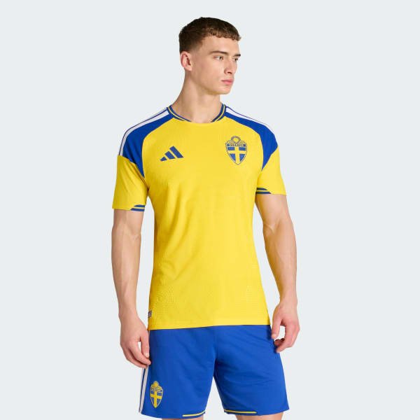 Sweden home kit for FIFA World Cup 2026 — yellow and blue
