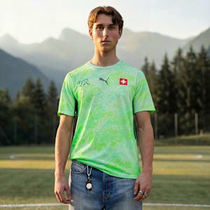Switzerland away kit for FIFA World Cup 2026 — white and red